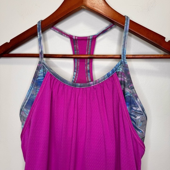 Lululemon Iviva Pink Athletic Tank Top Size 14 - Picture 3 of 9